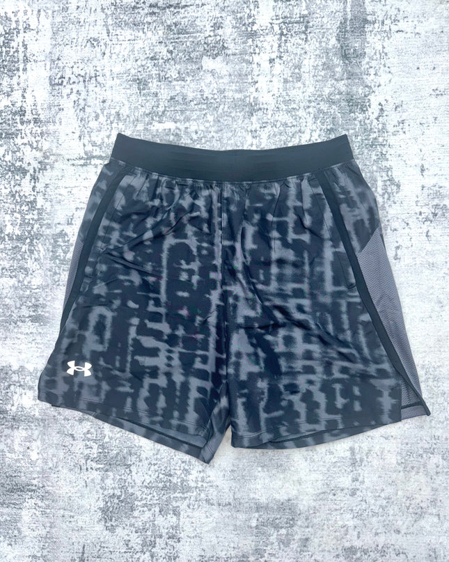 Under Armour Launch Printed Shorts - Black