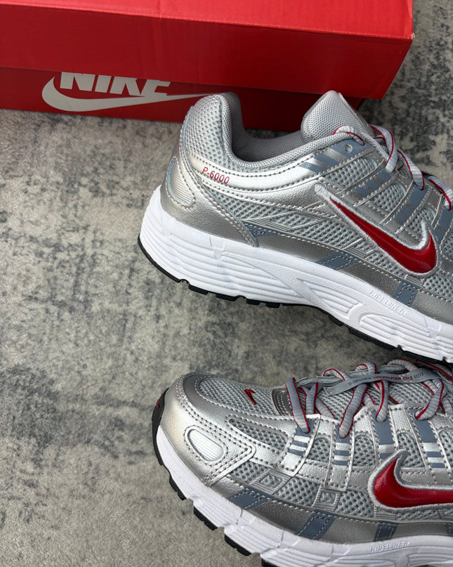 Nike P6000 GS - Silver/Red