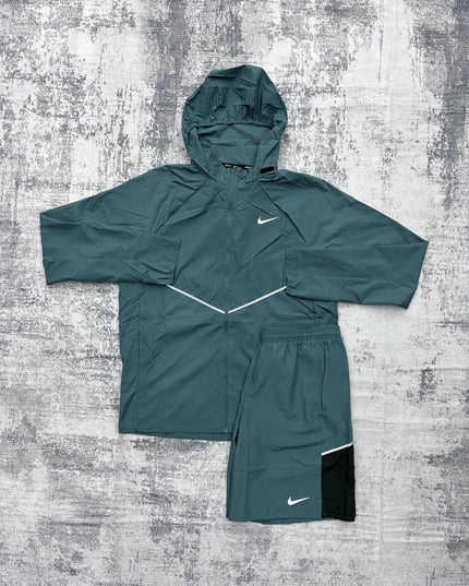 Nike 2026 Miler Jacket/Shorts Set - Mineral Teal