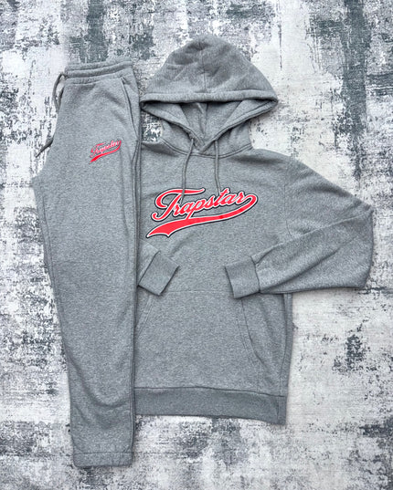 Trapstar Strikeout Tracksuit - Grey/Red