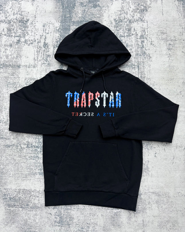 Trapstar Paisley Revolution Hoodie - Black/Multi
