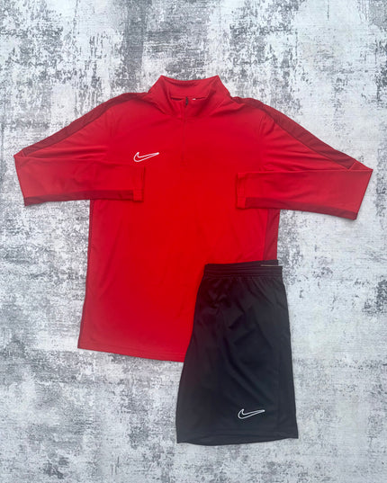 Nike Academy Zip Set - Red/Black