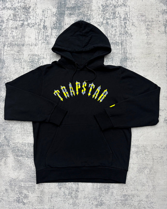 Trapstar Central Cee Hoodie - Black/Yellow