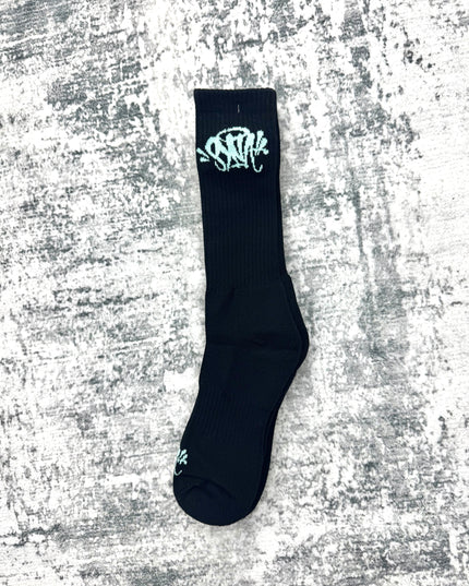 Syna World Socks 2 Pack - Black/Aruba Blue