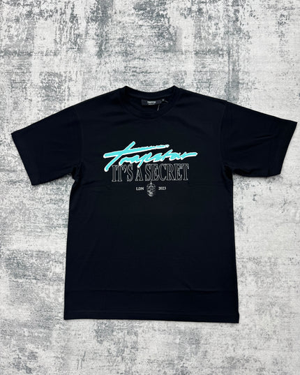 Trapstar It’s A Secret Tee - Black/Teal