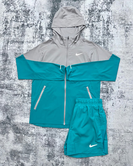Nike Repel Windbreaker/Shorts Set - Dusty Cactus