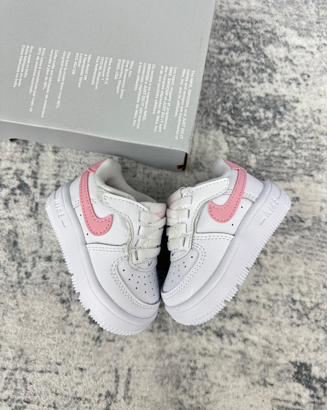 Nike Air Force 1 Toddler - White/Soft Pink