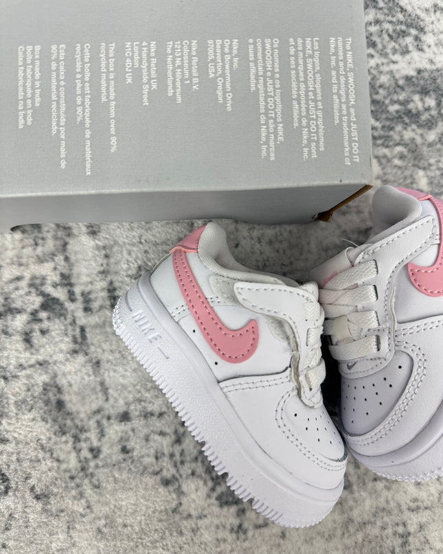 Nike Air Force 1 Toddler - White/Soft Pink