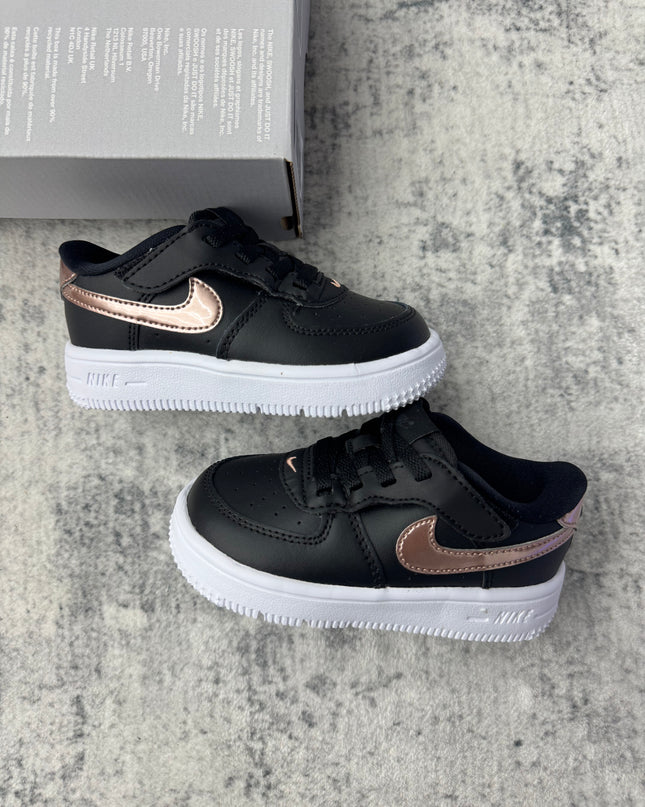 Nike Air Force 1 Toddler - Black/Bronze