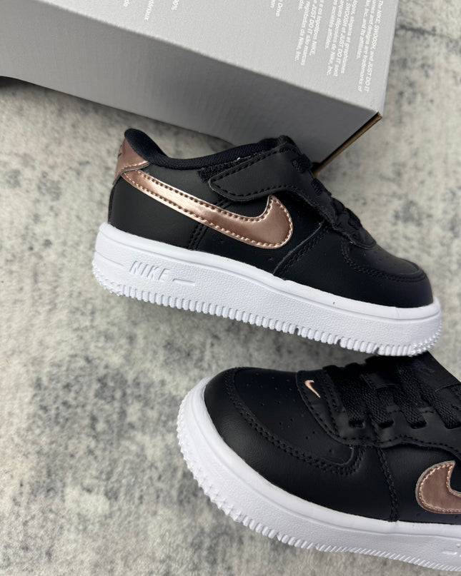 Nike Air Force 1 Toddler - Black/Bronze