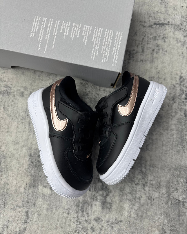 Nike Air Force 1 Toddler - Black/Bronze