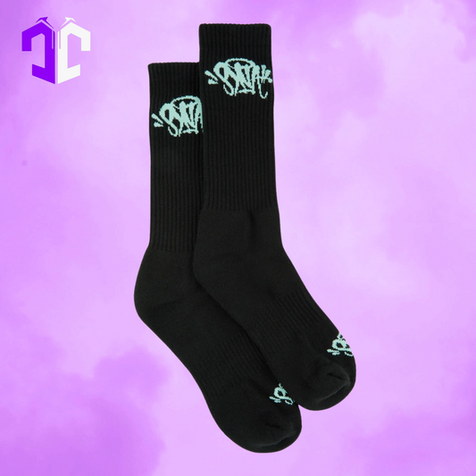 Syna World Socks 2 Pack - Black/Aruba Blue
