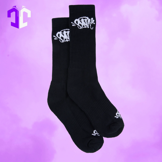 Syna World Socks 2 Pack - Black/White