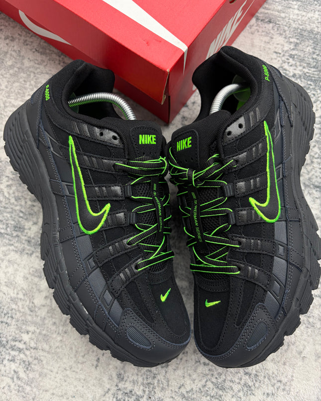 Nike P-6000 Premium Black/Green Strike