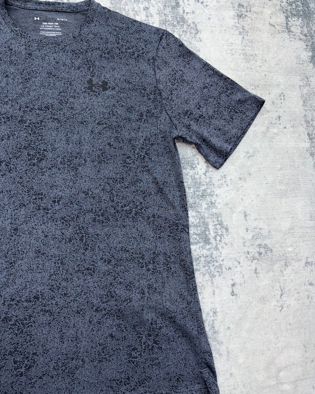 Under Armour Tech Print Tee - Grey/Black