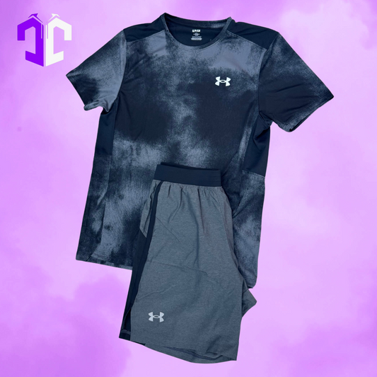 Under Armour Speed Stride Set - Printed Grey