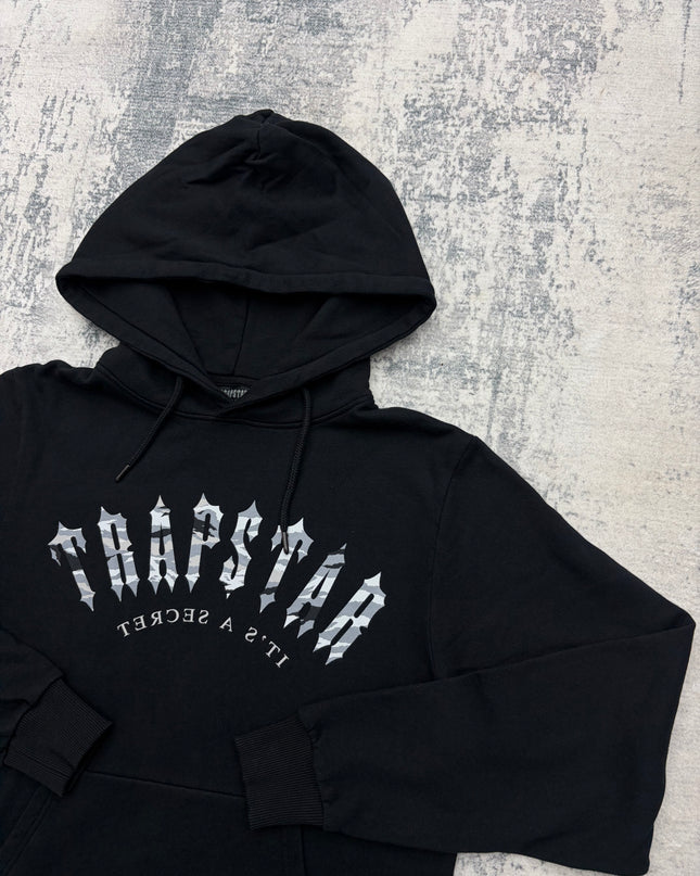 Trapstar Decoded Hoodie - Black Camo