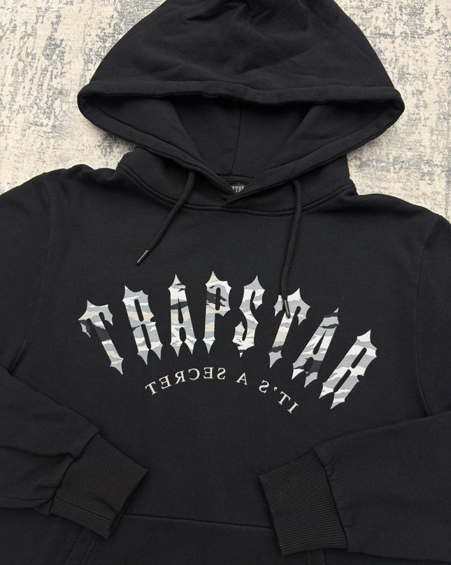 Trapstar Decoded Hoodie - Black Camo