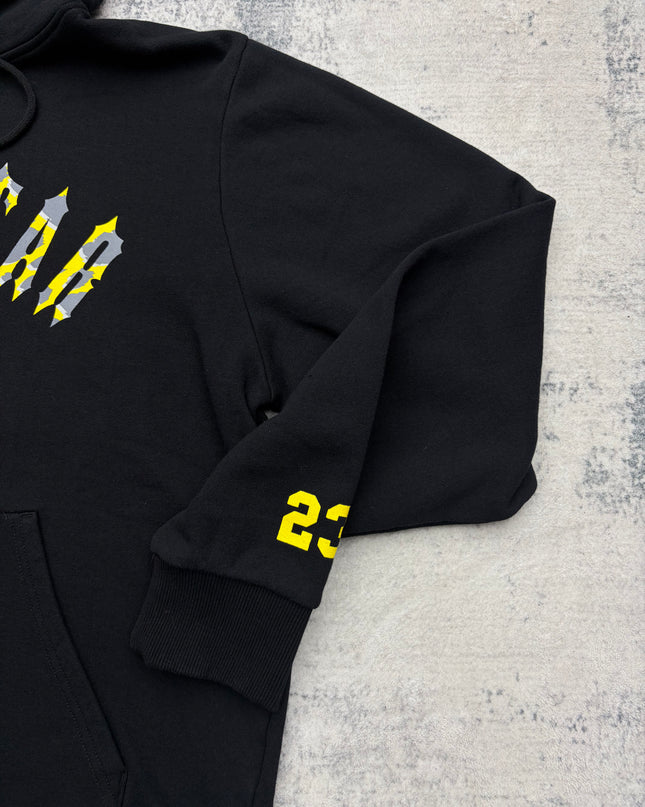 Trapstar Central Cee Hoodie - Black/Yellow
