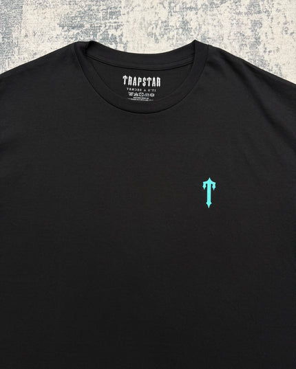 Trapstar Foundation Tee - Black/Teal