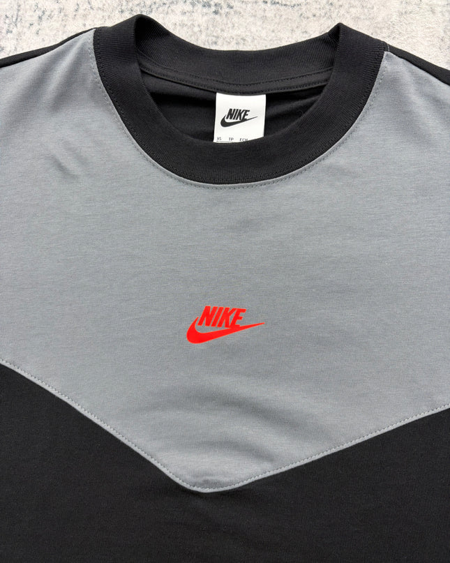 Nike Tech Tee - Black/Grey/Crimson