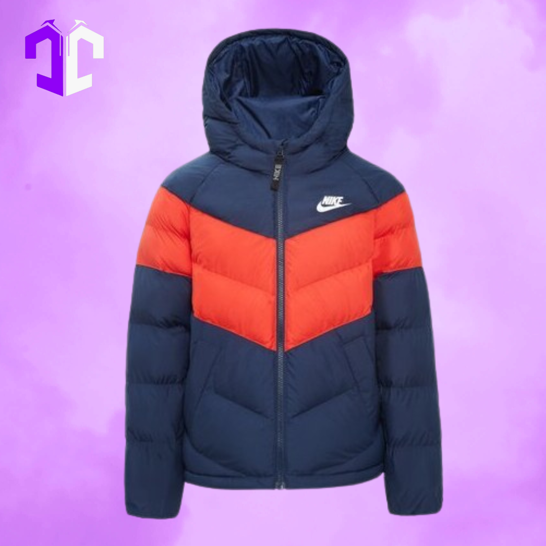 Nike Kids Puffer - Navy/Red