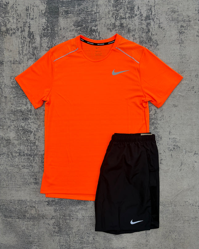 Nike Miler x Challenger Set - Total Orange/Black