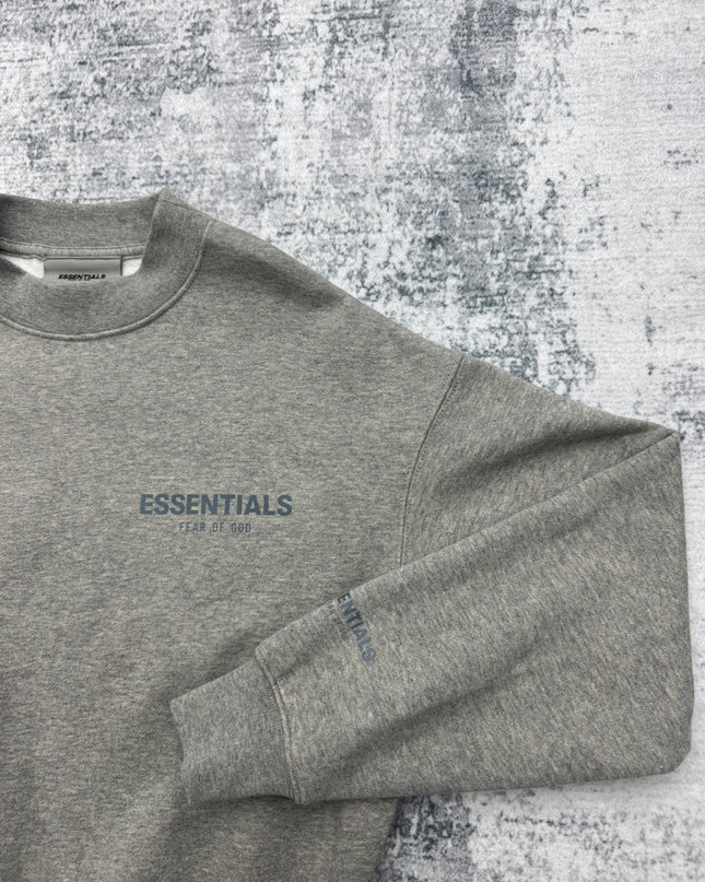 Fear Of God Essentials Kids Sweatshirt - Dark Heather Oatmeal