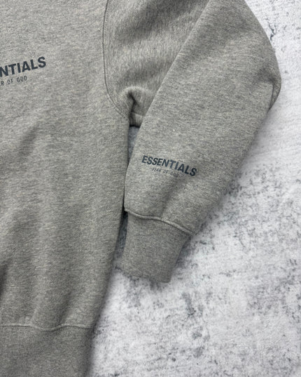 Fear Of God Essentials Kids Sweatshirt - Dark Heather Oatmeal