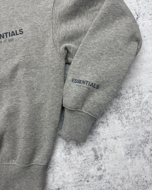 Fear Of God Essentials Kids Sweatshirt - Dark Heather Oatmeal