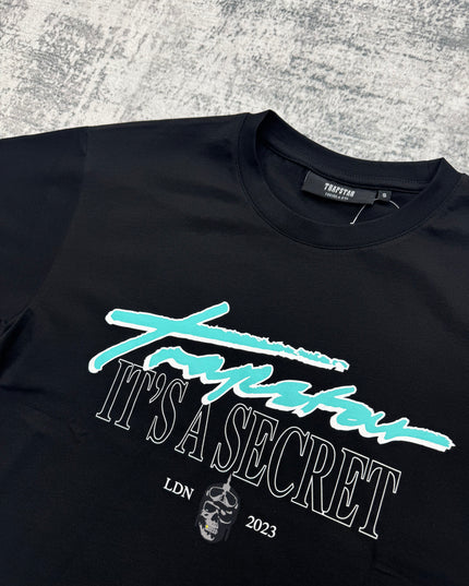 Trapstar It’s A Secret Tee - Black/Teal