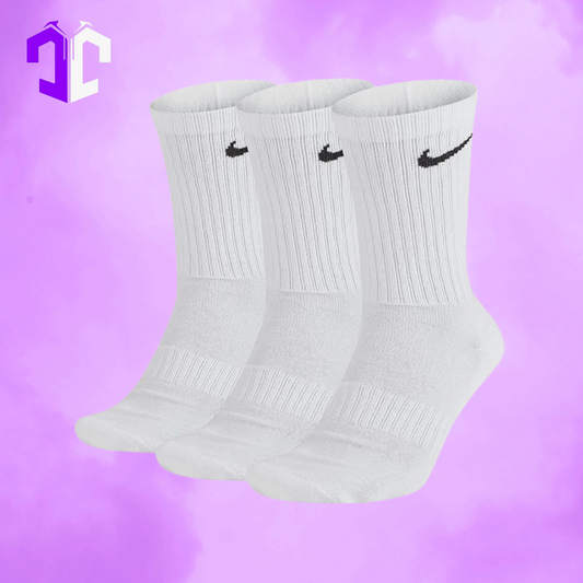 Nike Everyday Socks - White (3 Pack)