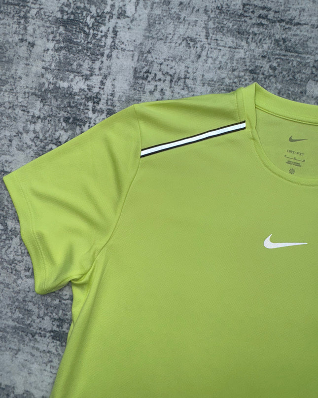 Nike Dri Fit Miler Tee - Lemon Twist