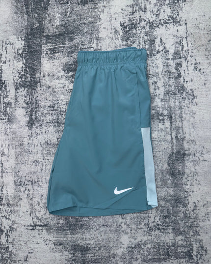 Nike Dri Fit Challenger Shorts - Denim/White