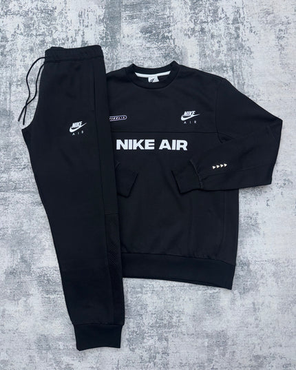 Nike Air Bold Sweatshirt Tracksuit - Black
