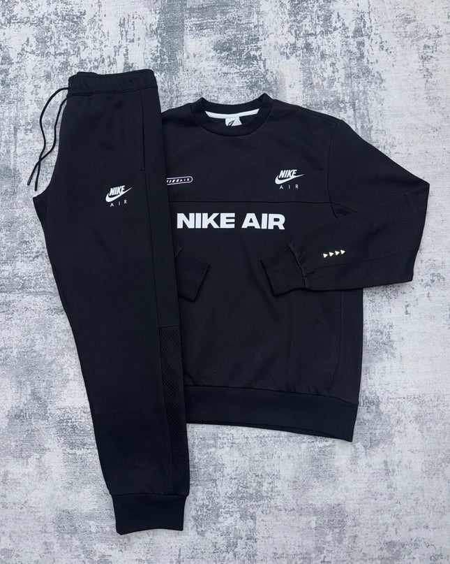 Nike Air Bold Sweatshirt Tracksuit - Black
