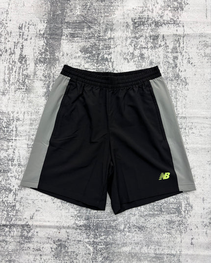 New Balance Utility Jacket/Shorts Set - Grey/Black/Neon