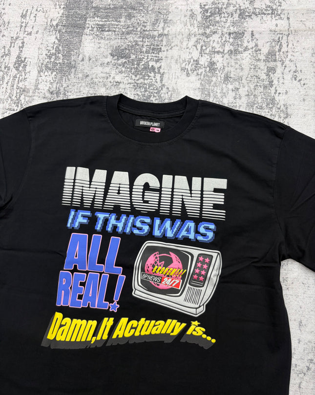 Broken Planet News Tee - Midnight