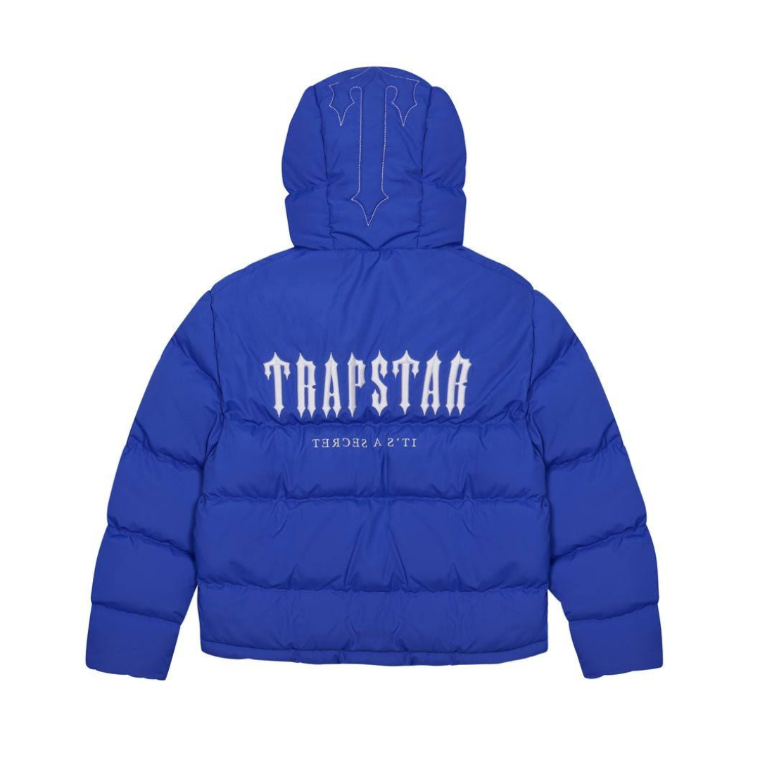 Trapstar Decoded 2.0 Hooded Puffer - Dazzling Blue