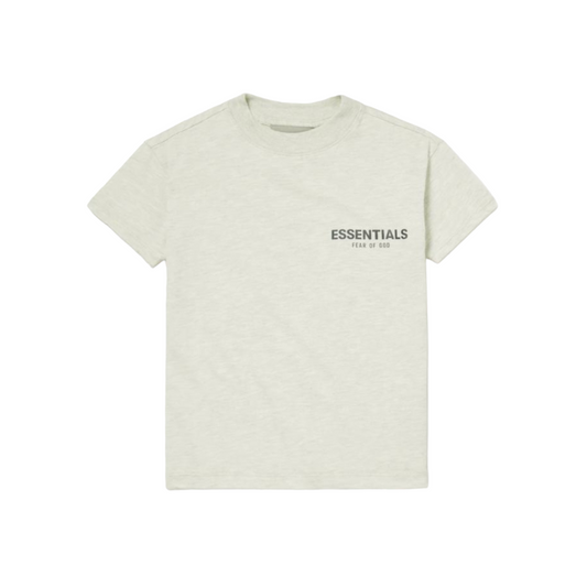 Fear Of God Essentials Kids Logo Tee - Light Oatmeal