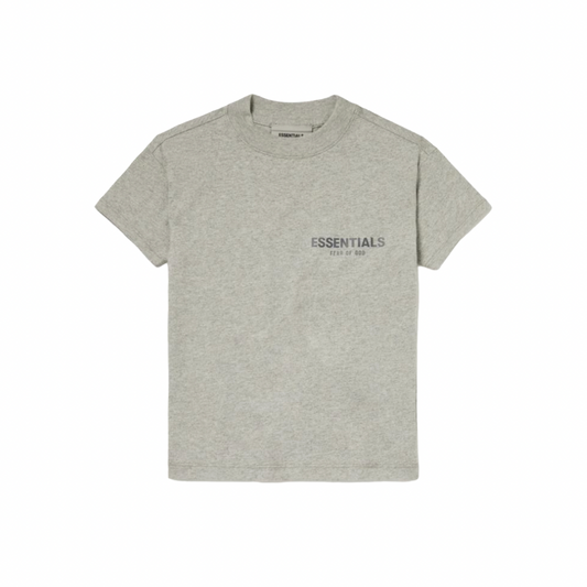 Fear Of God Essentials Kids Tee - Dark Heather Oatmeal